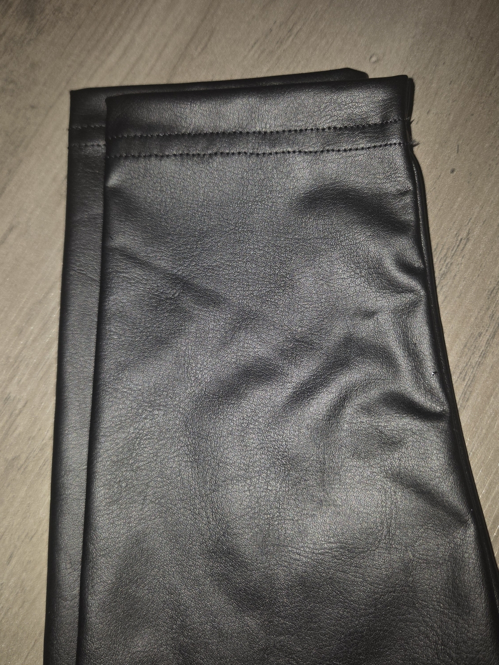 aerie Black Faux Leather Leggings - Picture 2 of 5